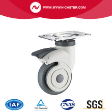 New Design Plate Braked Medical Caster